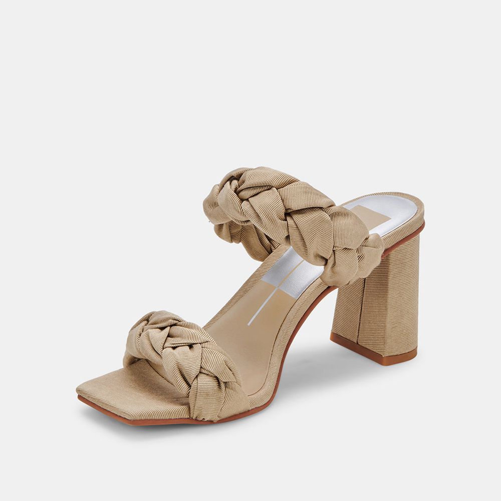 Dolce Vita Pheby Women Heels Khaki | US-354679XAB