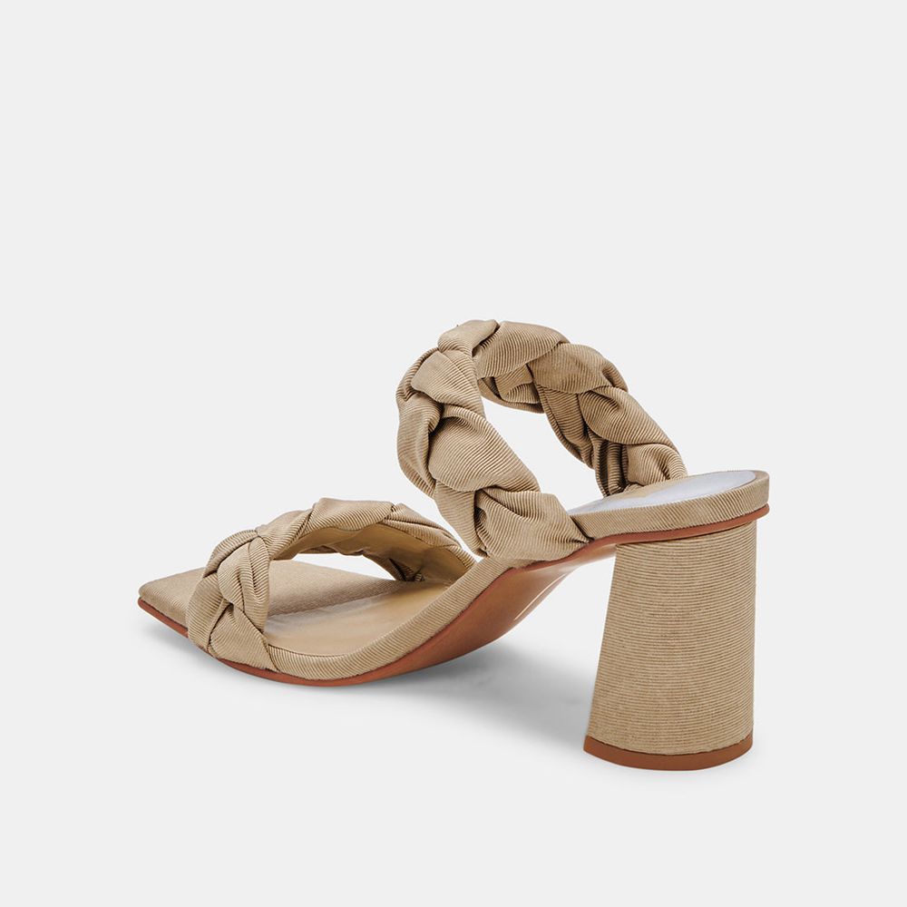 Dolce Vita Pheby Women Heels Khaki | US-354679XAB