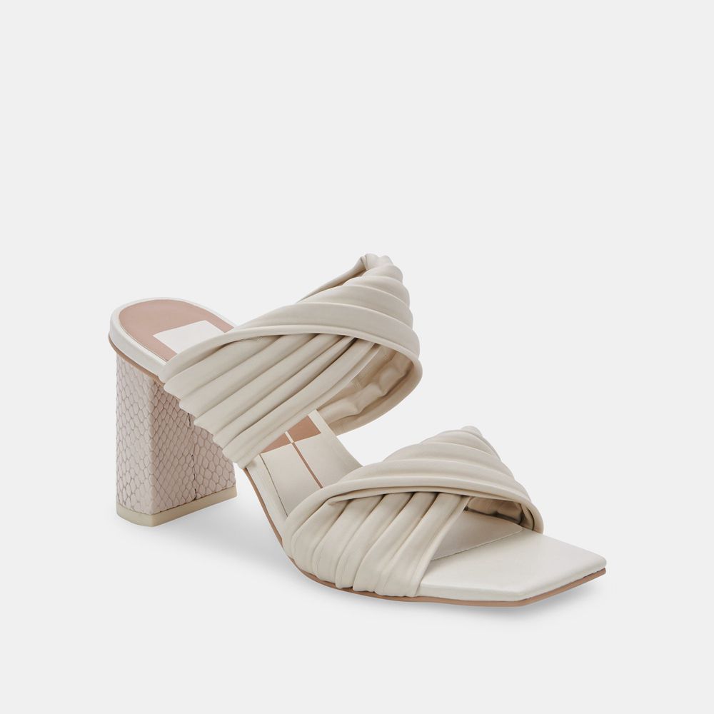 Dolce Vita Pilton Women Heels Cream | US-716945JYA