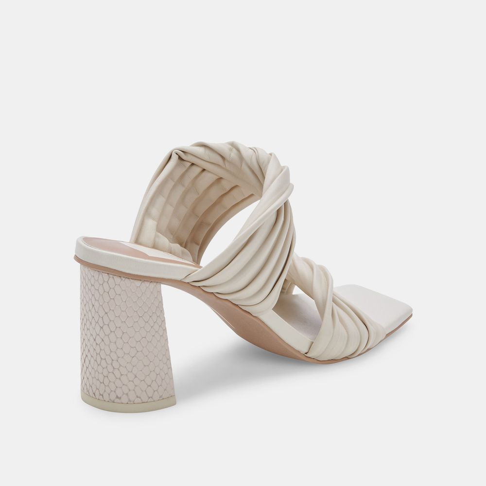 Dolce Vita Pilton Women Heels Cream | US-716945JYA