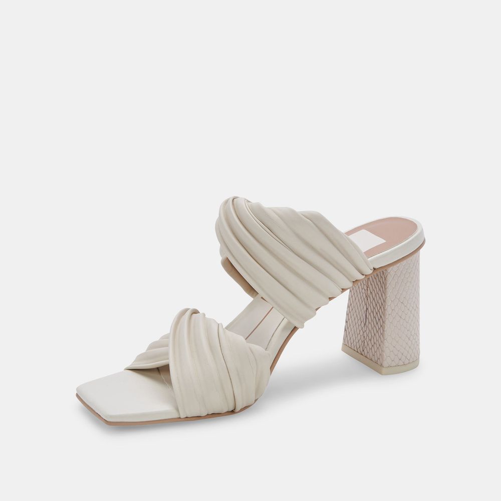 Dolce Vita Pilton Women Heels Cream | US-716945JYA