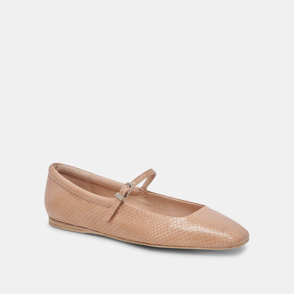 Dolce Vita Reyes Women Ballet Flats Beige | US-857041GHA