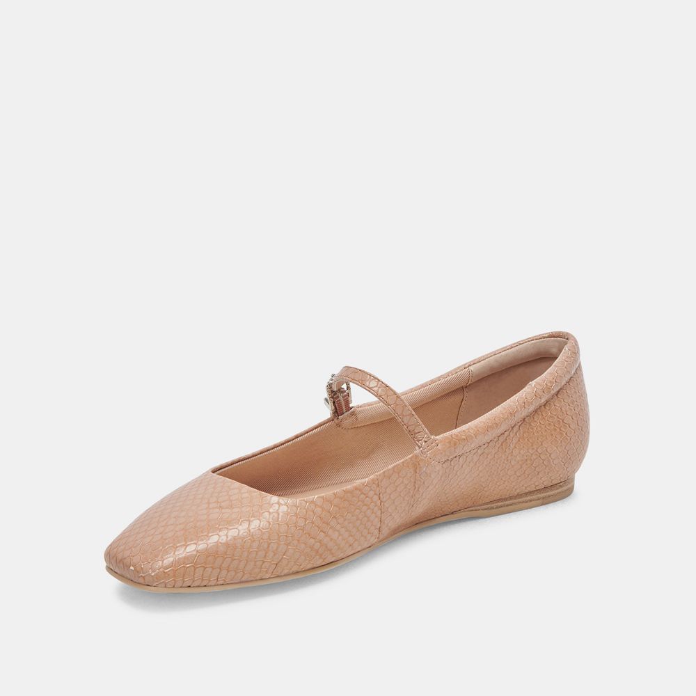 Dolce Vita Reyes Women Ballet Flats Beige | US-857041GHA