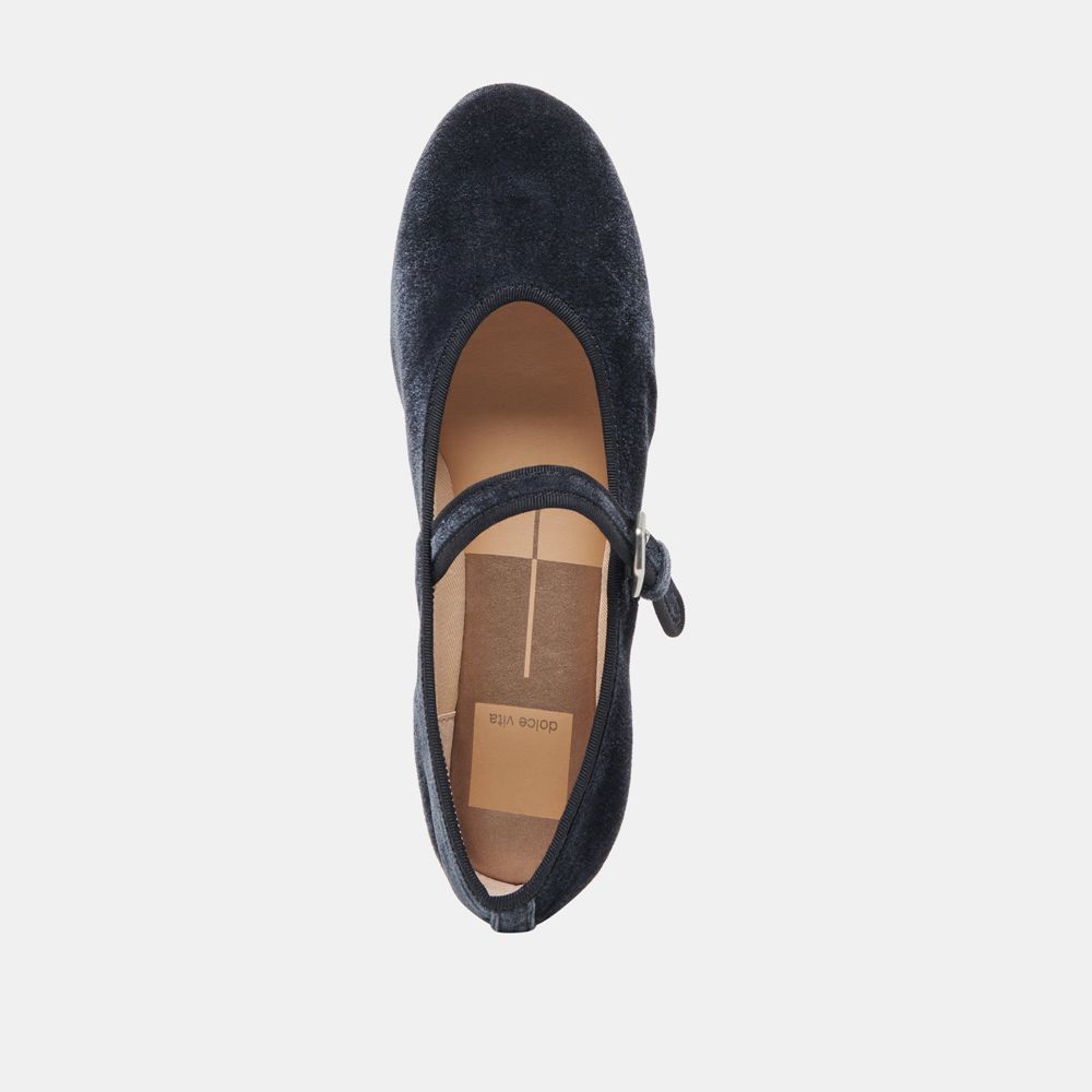 Dolce Vita Roslyn Women Ballet Flats Dark Blue | US-758140AUV