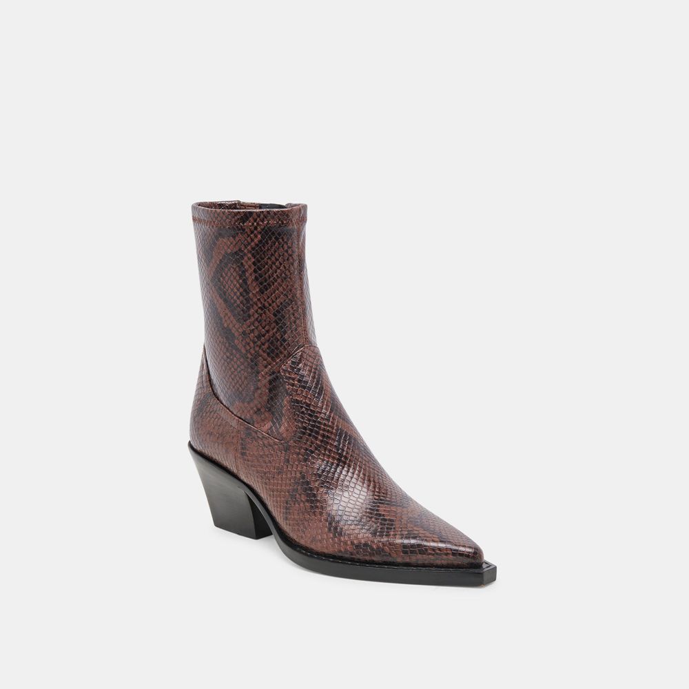 Dolce Vita Rutger Wide Calf Women Boots Dark Brown | US-082164FCR