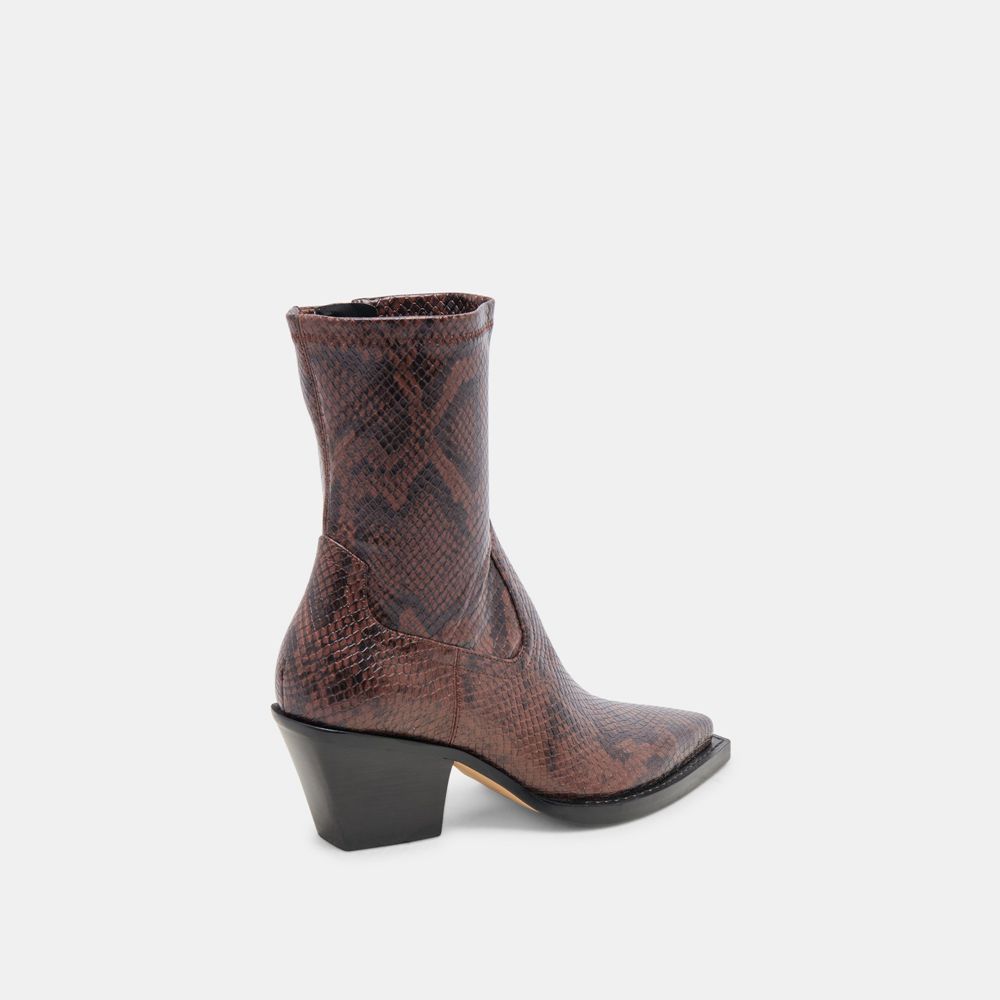 Dolce Vita Rutger Wide Calf Women Boots Dark Brown | US-082164FCR