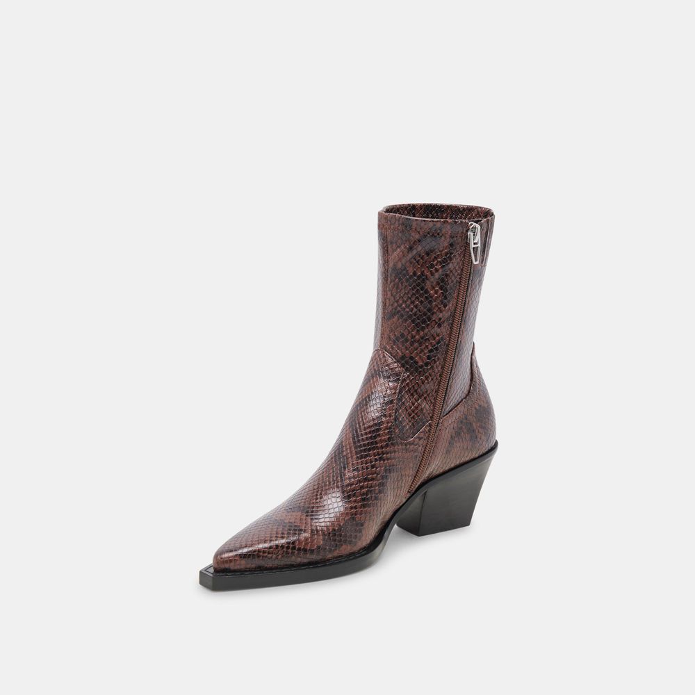 Dolce Vita Rutger Wide Calf Women Boots Dark Brown | US-082164FCR