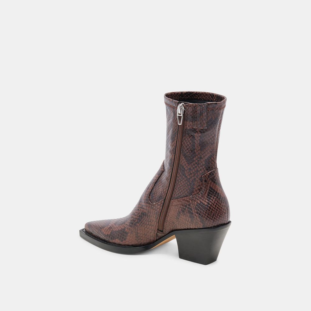 Dolce Vita Rutger Wide Calf Women Boots Dark Brown | US-082164FCR