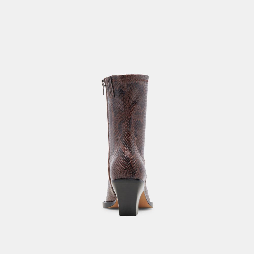 Dolce Vita Rutger Wide Calf Women Boots Dark Brown | US-082164FCR