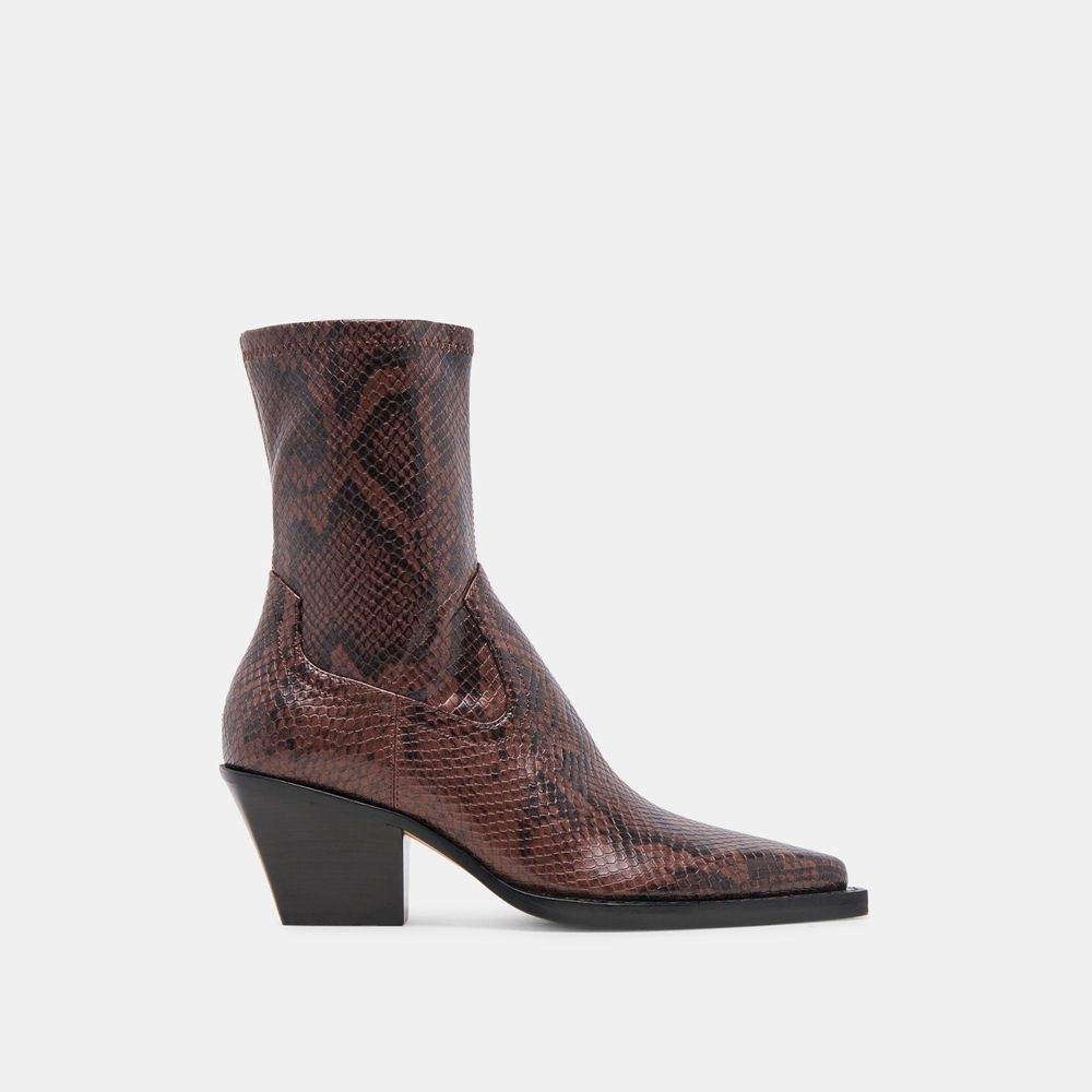 Dolce Vita Rutger Wide Calf Women Boots Dark Brown | US-082164FCR