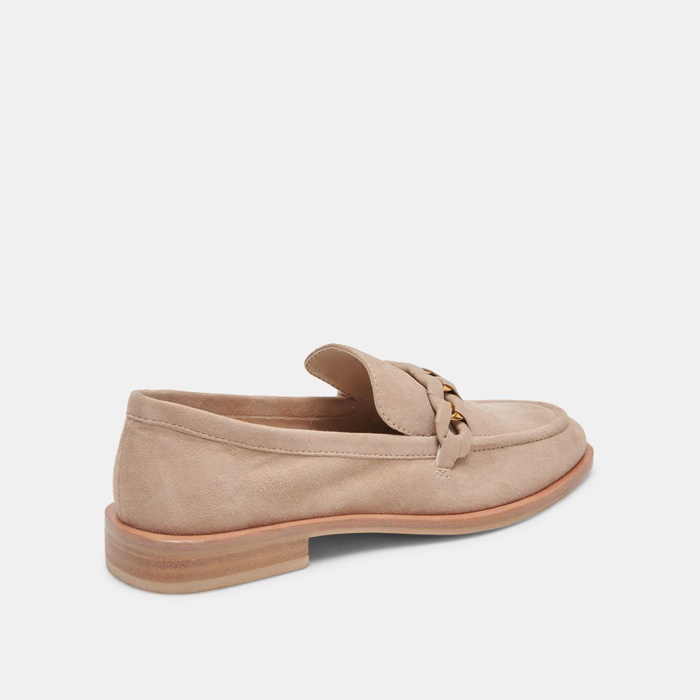 Dolce Vita Sallie Suede Women Flats Beige | US-342706BCD