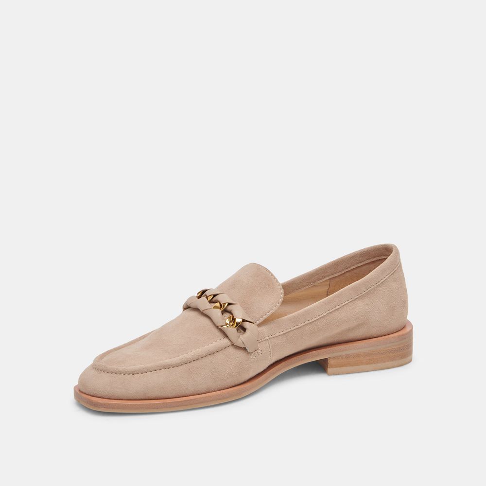 Dolce Vita Sallie Suede Women Flats Beige | US-342706BCD