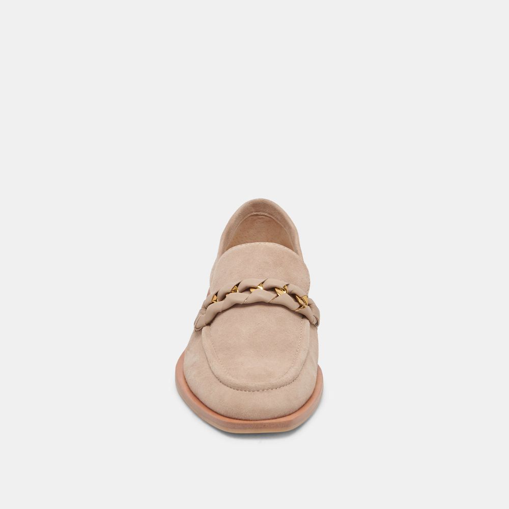 Dolce Vita Sallie Suede Women Flats Beige | US-342706BCD