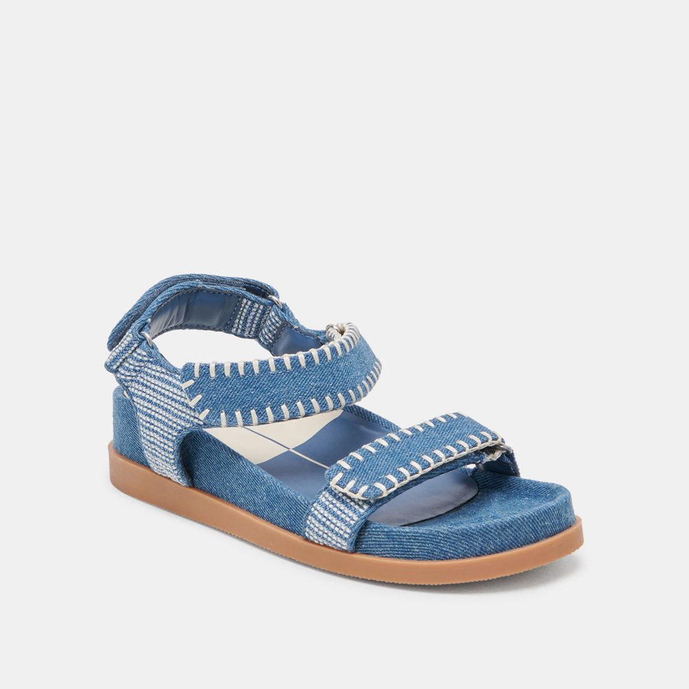 Dolce Vita Senora Denim Women Sandals Blue | US-805419ARW