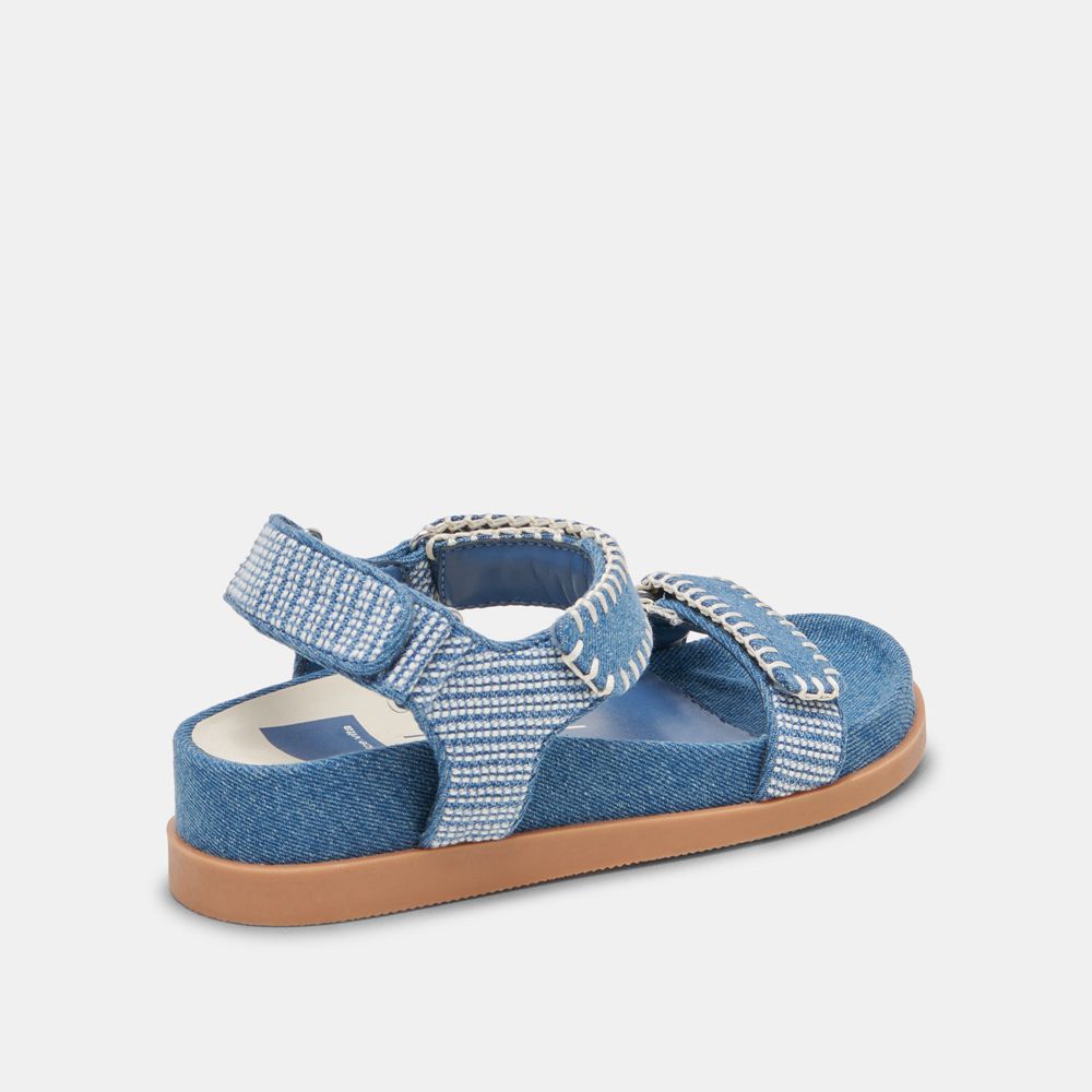 Dolce Vita Senora Denim Women Sandals Blue | US-805419ARW