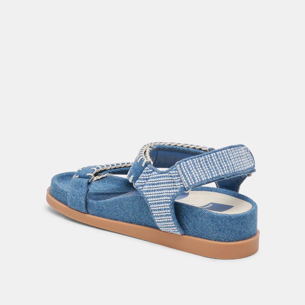 Dolce Vita Senora Denim Women Sandals Blue | US-805419ARW