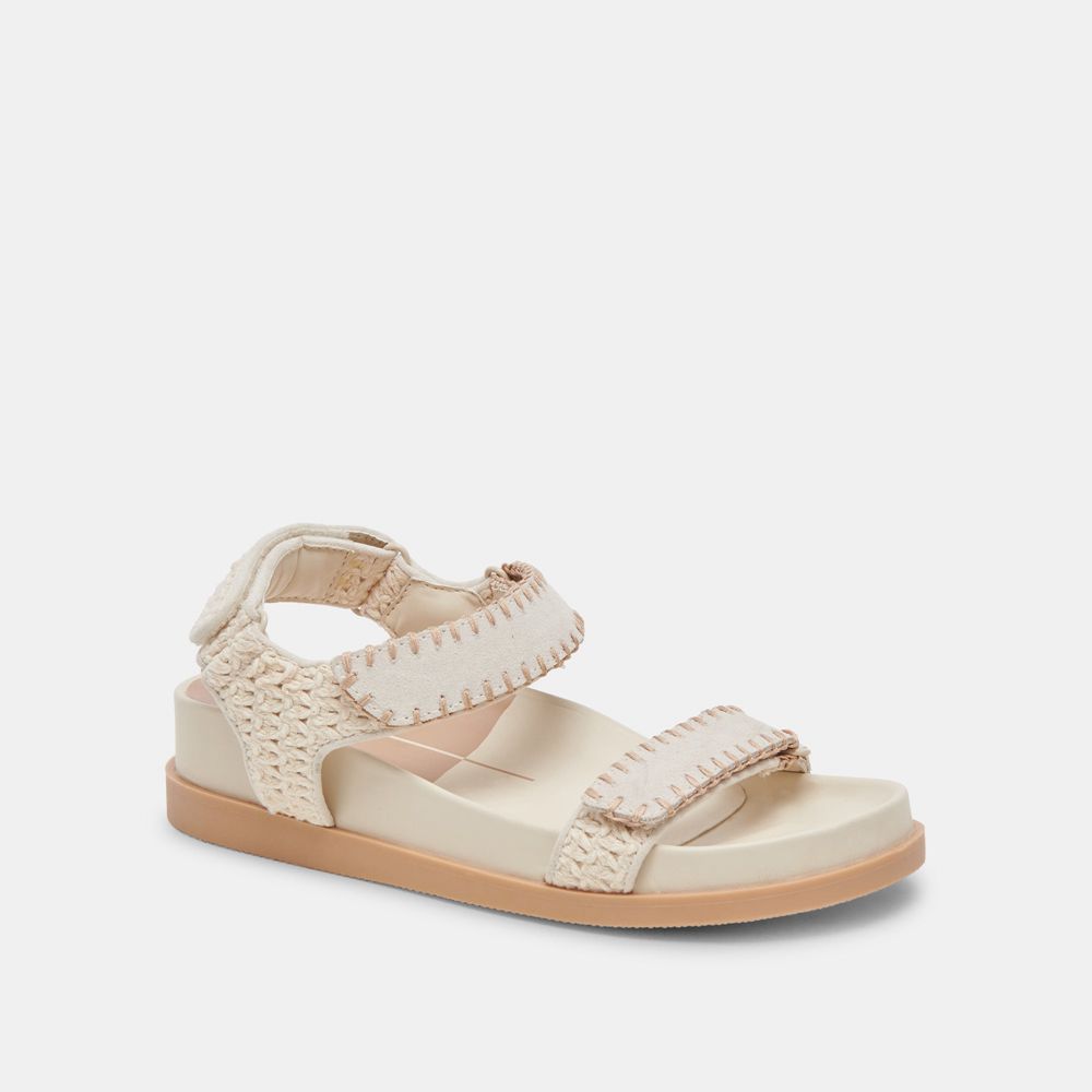 Dolce Vita Senora Women Sandals Cream / Beige | US-425096ORH