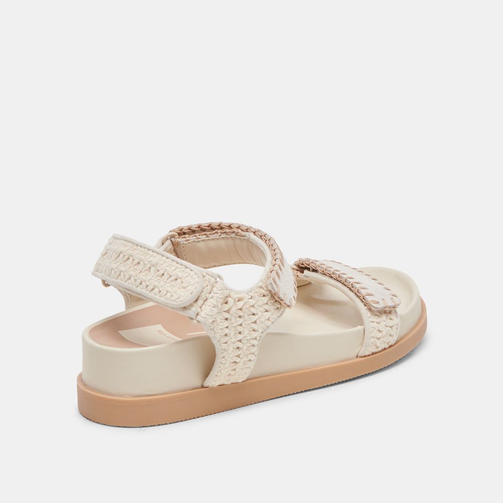 Dolce Vita Senora Women Sandals Cream / Beige | US-425096ORH