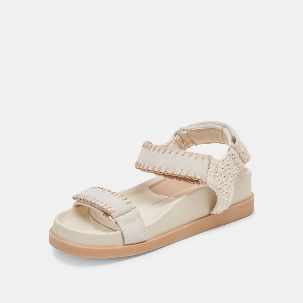 Dolce Vita Senora Women Sandals Cream / Beige | US-425096ORH