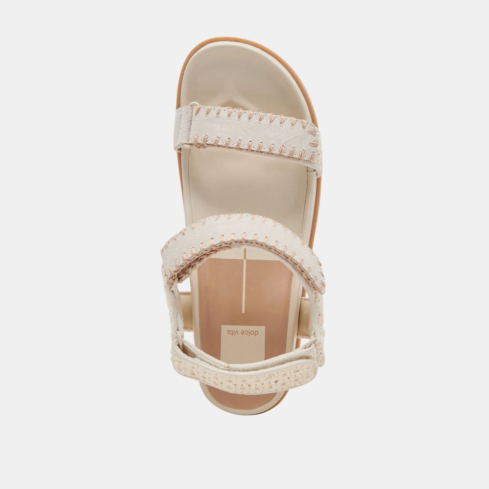 Dolce Vita Senora Women Sandals Cream / Beige | US-425096ORH