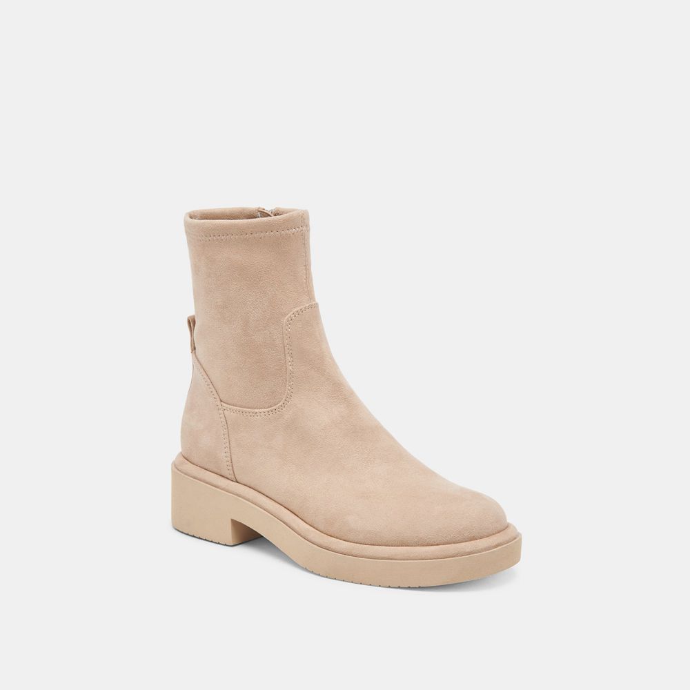 Dolce Vita Simaya H2O Suede Women Boots Beige | US-519634ASB