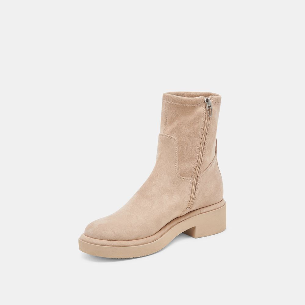 Dolce Vita Simaya H2O Suede Women Boots Beige | US-519634ASB