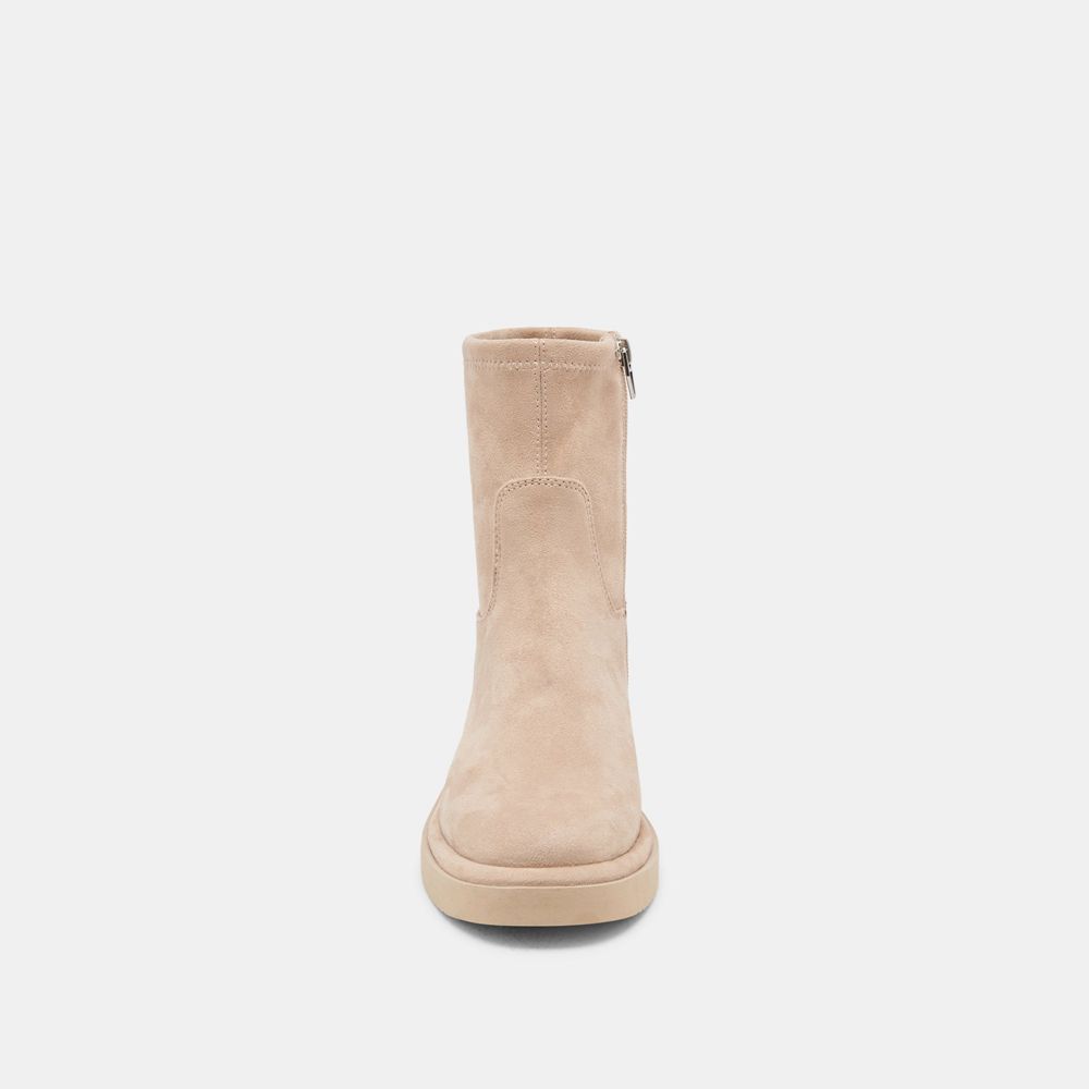 Dolce Vita Simaya H2O Suede Women Boots Beige | US-519634ASB