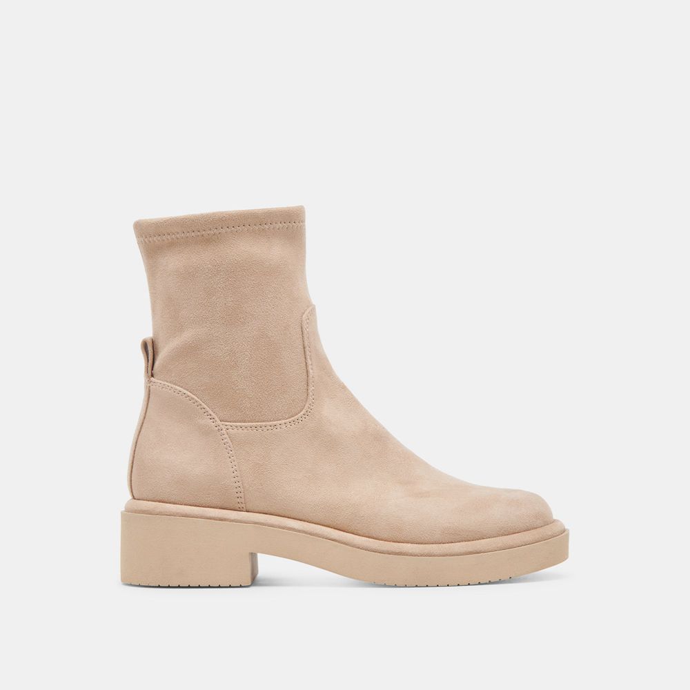 Dolce Vita Simaya H2O Suede Women Boots Beige | US-519634ASB