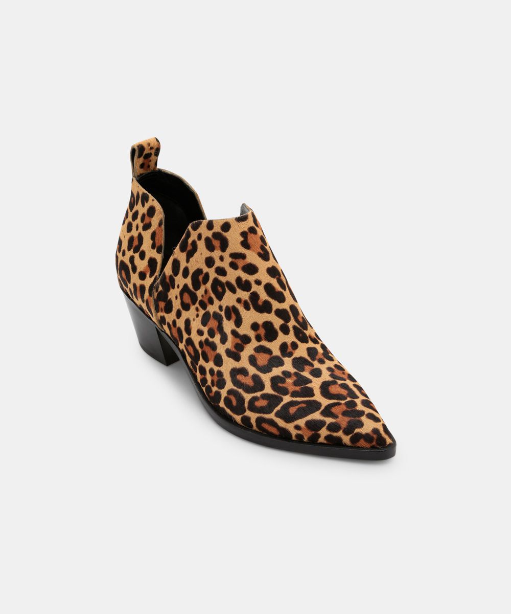 Dolce Vita Sonni Women Booties Leopard | US-429780MAQ