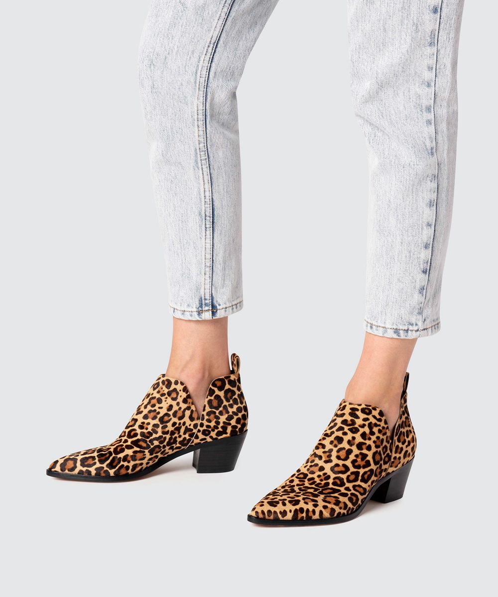 Dolce Vita Sonni Women Booties Leopard | US-429780MAQ