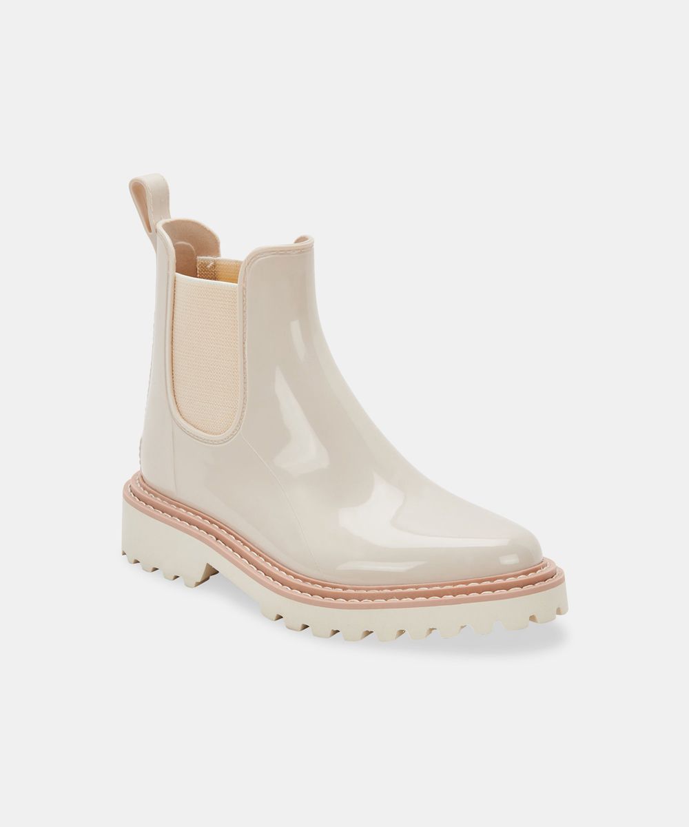 Dolce Vita Stormy Rainboots Women Boots Cream | US-892013MLQ