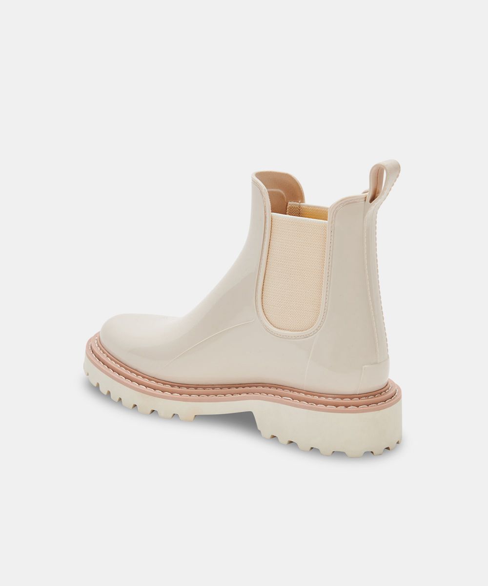 Dolce Vita Stormy Rainboots Women Boots Cream | US-892013MLQ