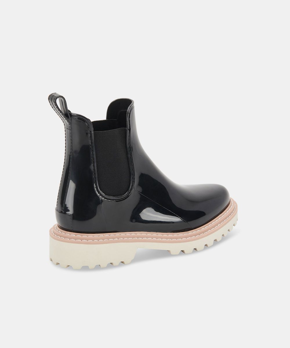 Dolce Vita Stormy Rainboots Women Boots Black | US-795802EXR