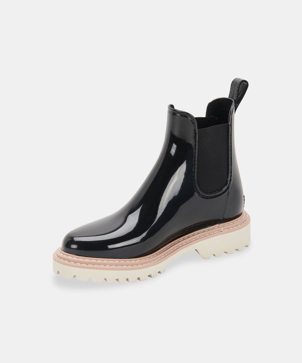 Dolce Vita Stormy Rainboots Women Boots Black | US-795802EXR