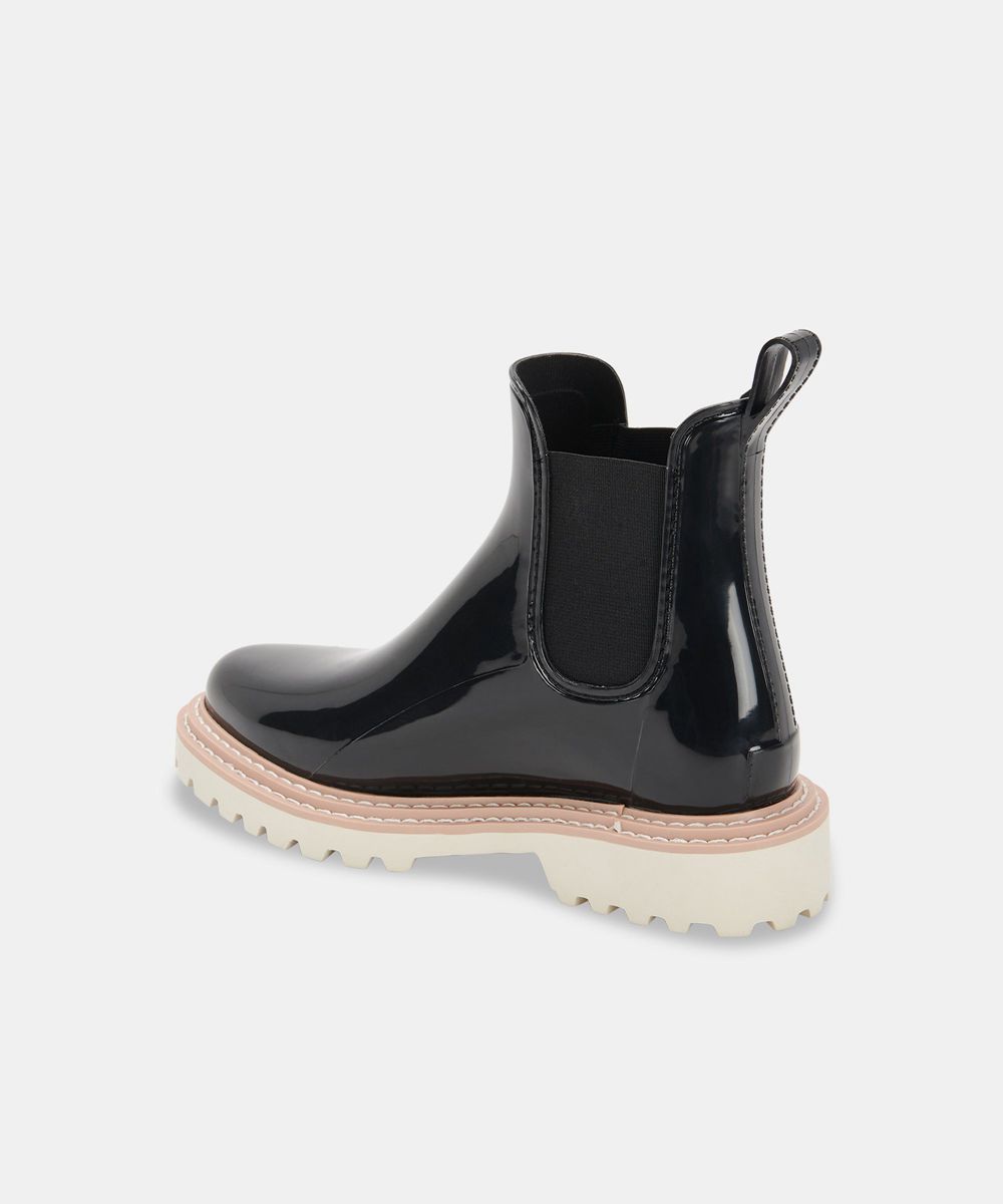 Dolce Vita Stormy Rainboots Women Boots Black | US-795802EXR