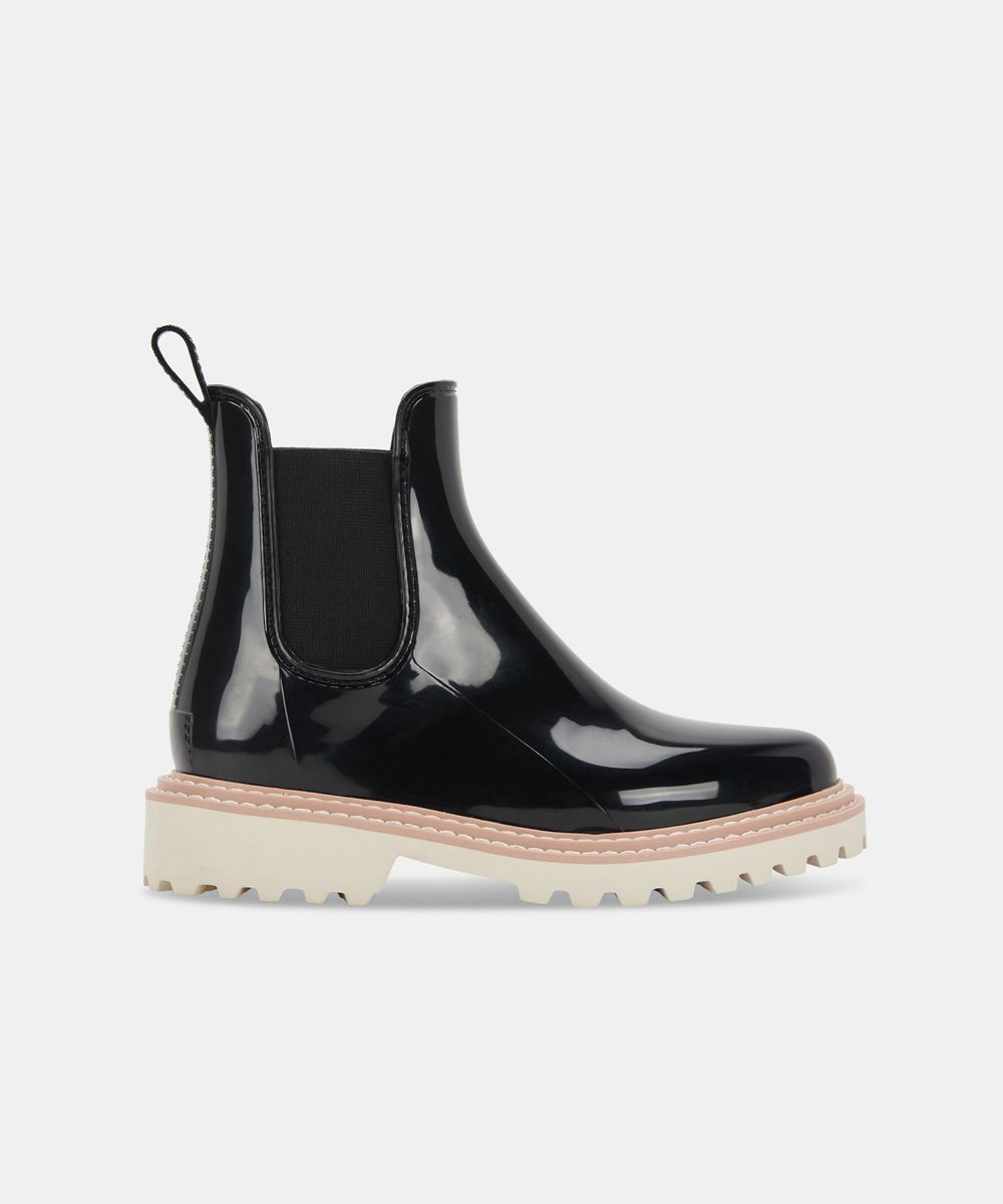 Dolce Vita Stormy Rainboots Women Boots Black | US-795802EXR