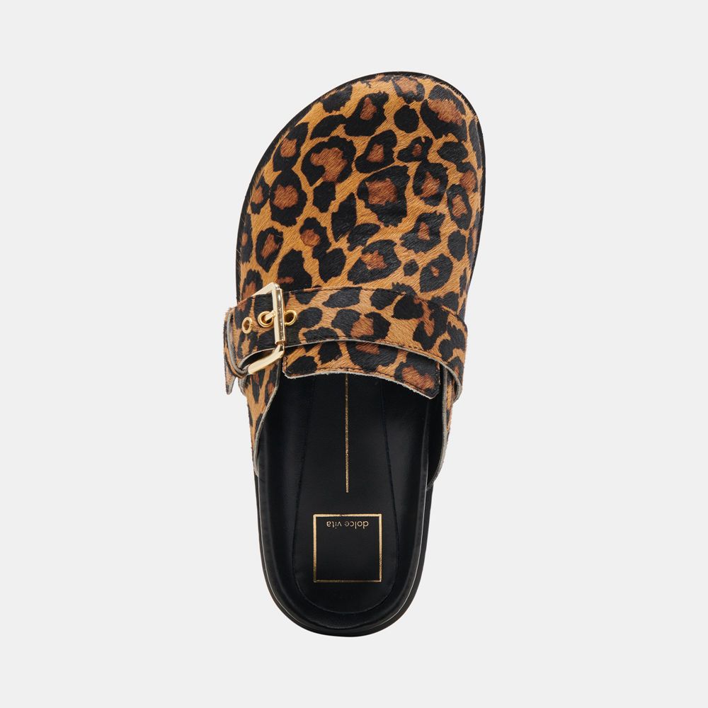 Dolce Vita Sunday Women Flats Leopard | US-104286MRK