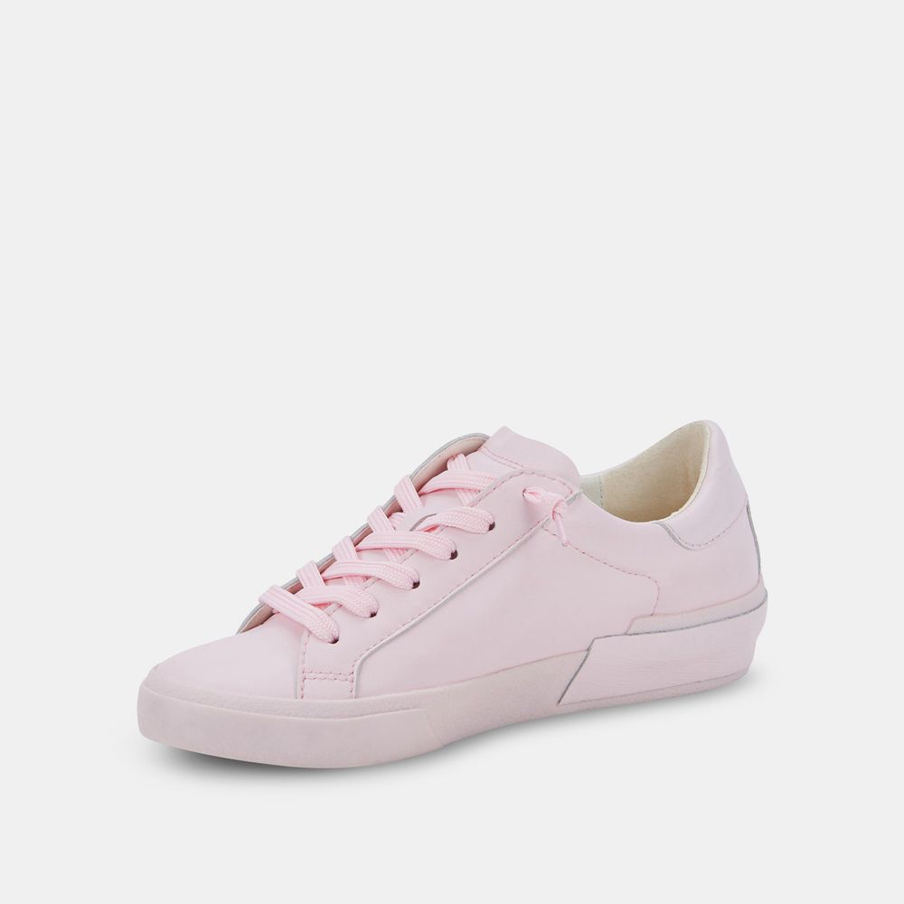 Dolce Vita Zina 360 Leather Women Sneakers Light Pink | US-931407ZDK