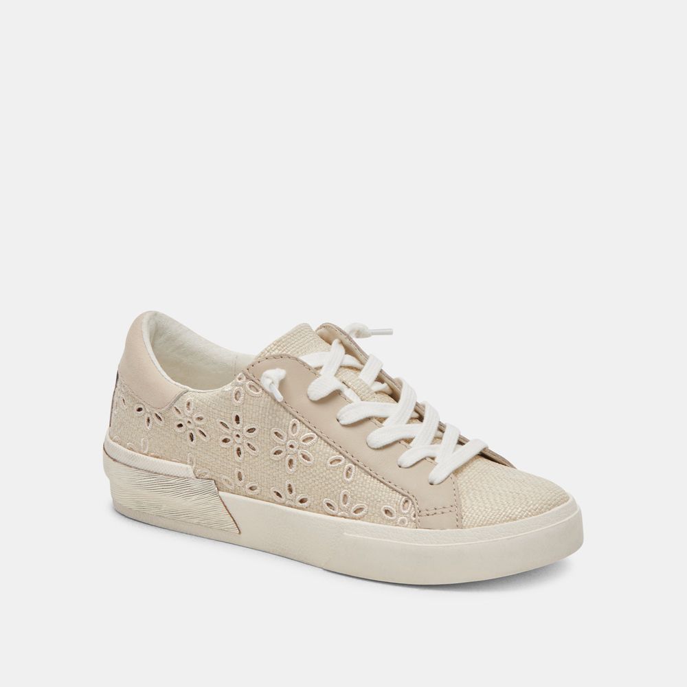 Dolce Vita Zina Women Sneakers Beige / Silver | US-138245IGM