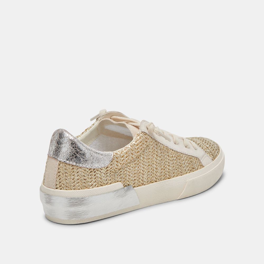 Dolce Vita Zina Women Sneakers Platinum | US-823957YDJ