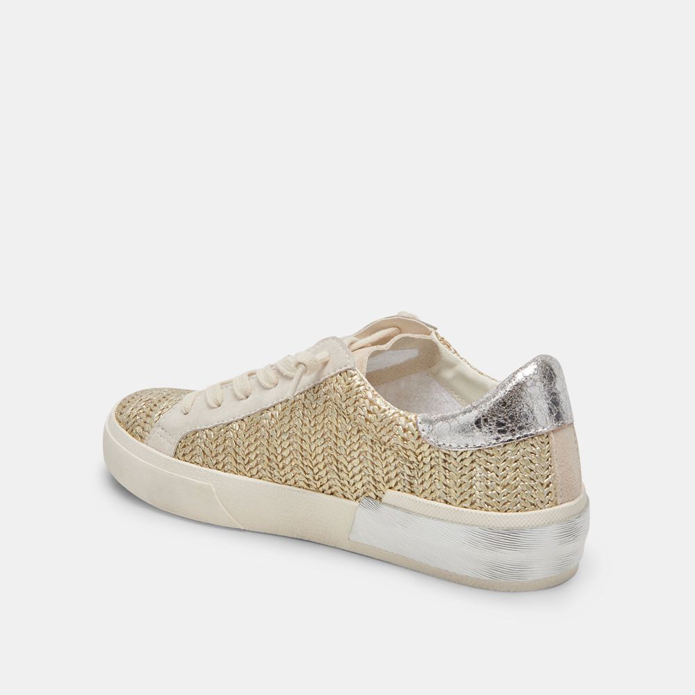 Dolce Vita Zina Women Sneakers Platinum | US-823957YDJ