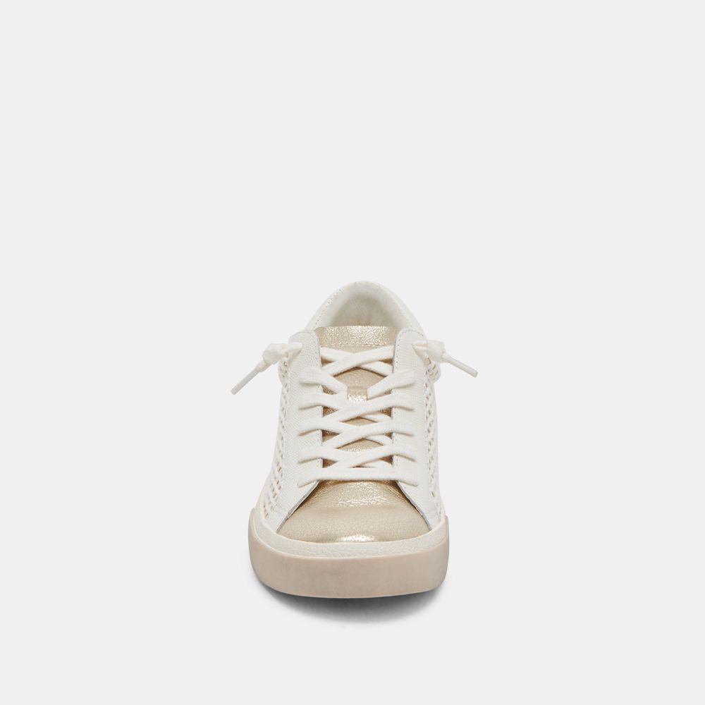 Dolce Vita Zina Wove Women Sneakers White / Beige | US-390517RNK